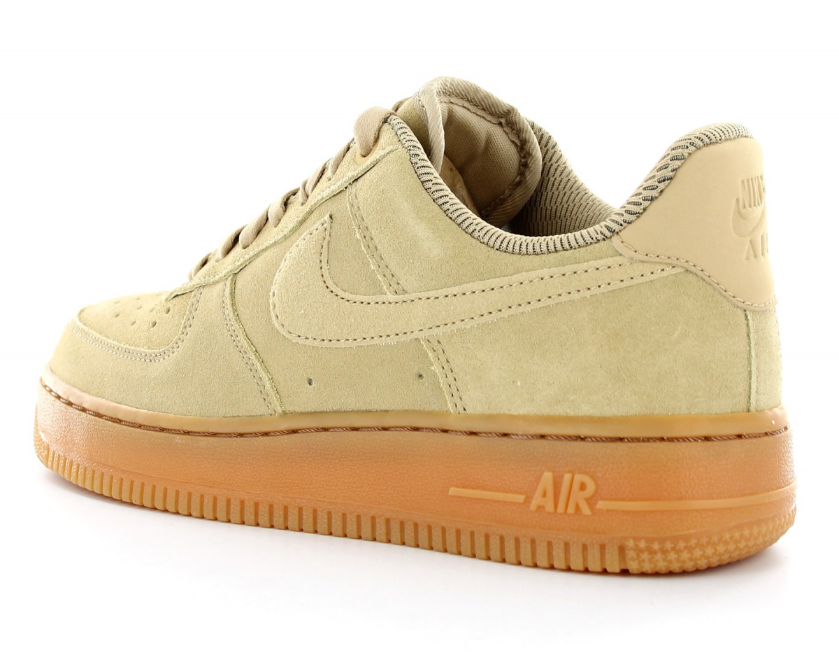 Nike Air force 1 se femme Beige gomme