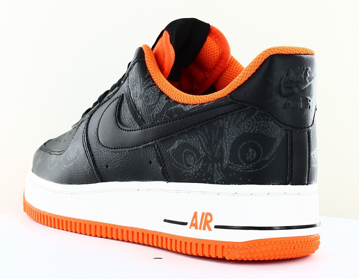 Nike Air force 1 '07 prm halloween noir orange