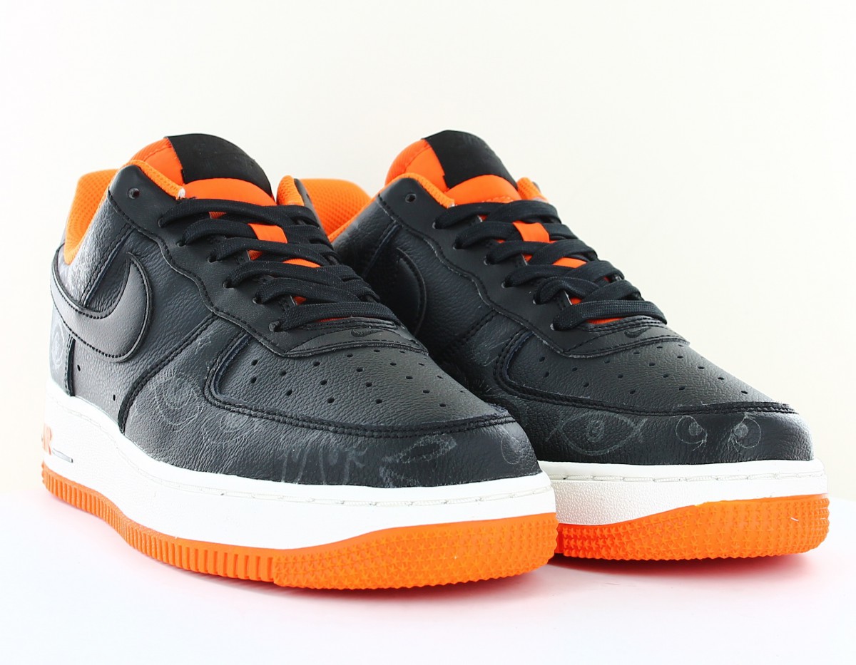 Nike Air force 1 '07 prm halloween noir orange