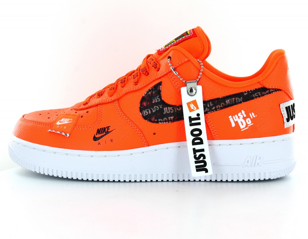 Nike Air Force 1 prm Just Do It orange