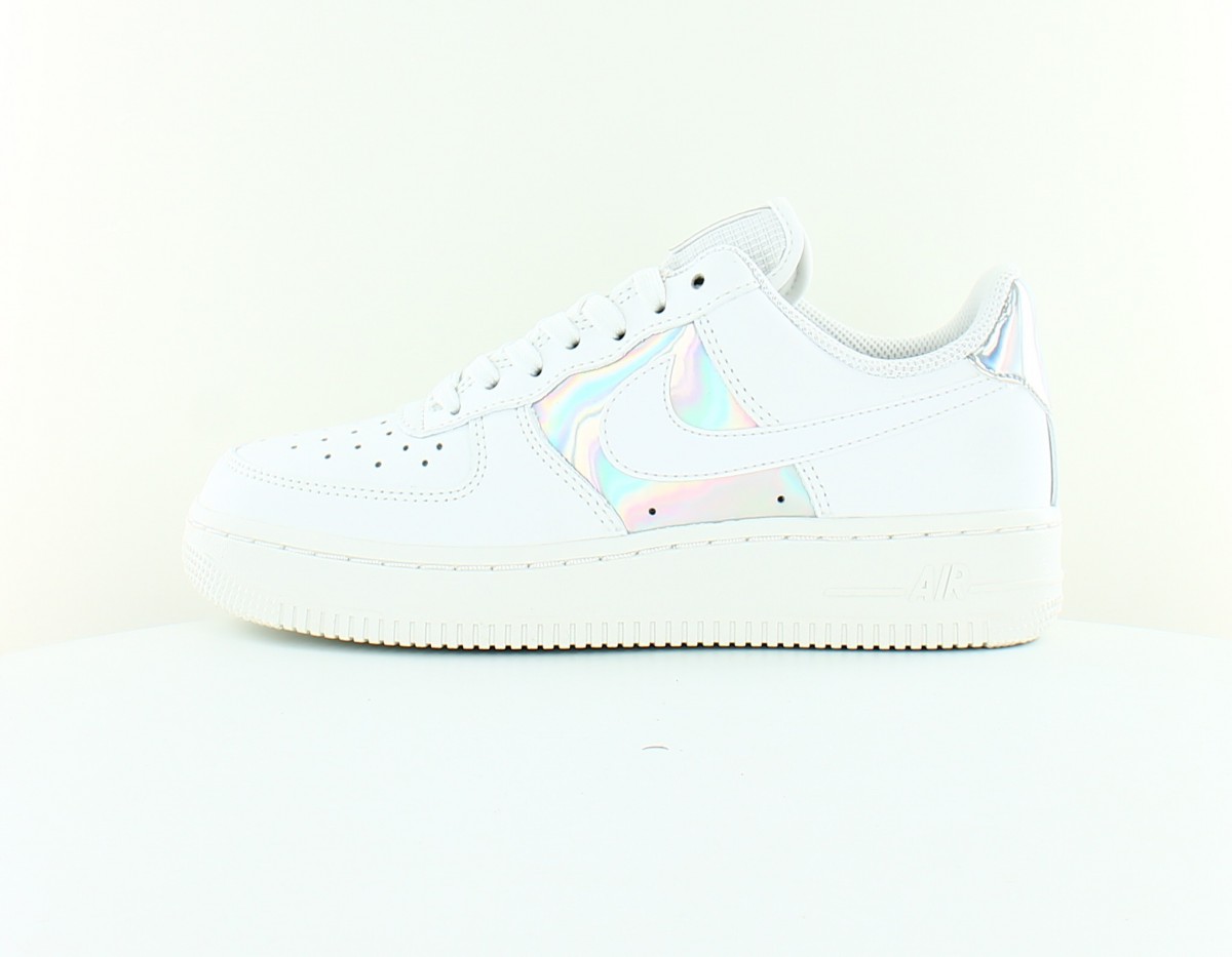 Nike Air force 1 lo blanc blanc iridescent
