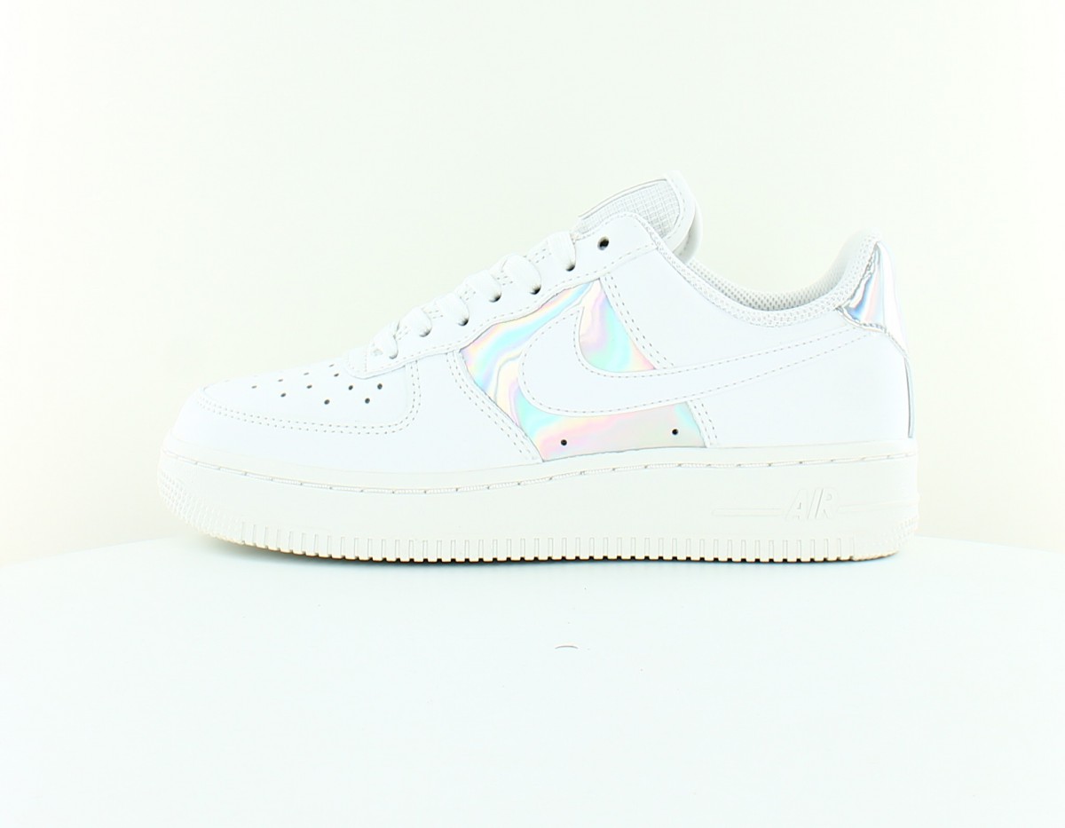 Nike Air force 1 lo blanc blanc iridescent