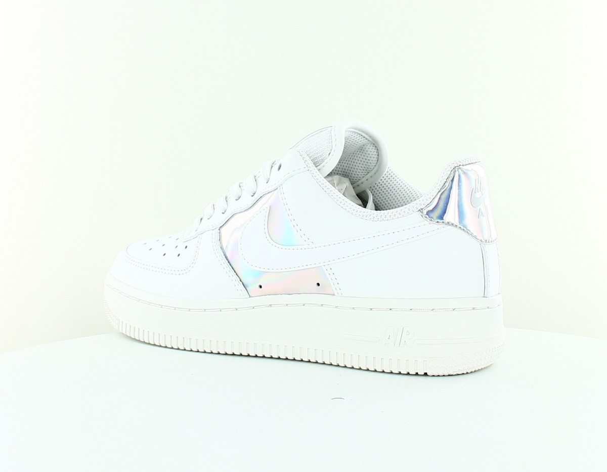 Nike Air force 1 lo blanc blanc iridescent