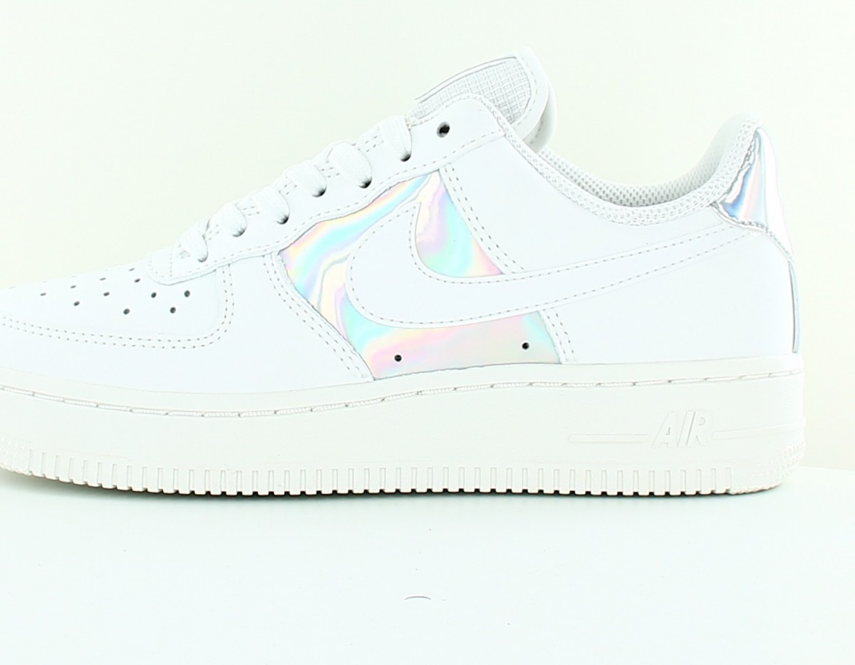 Nike Air force 1 lo blanc blanc iridescent