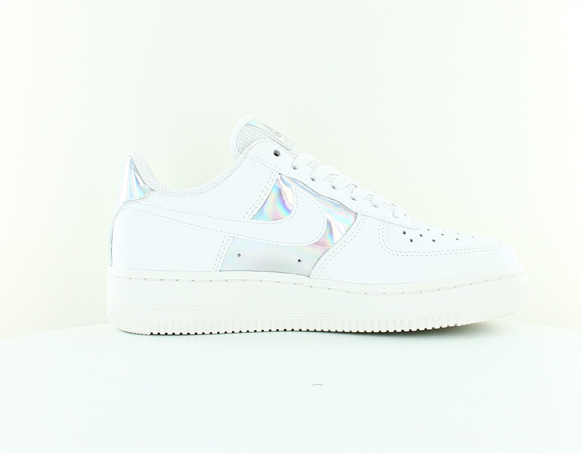 Nike Air force 1 lo blanc blanc iridescent