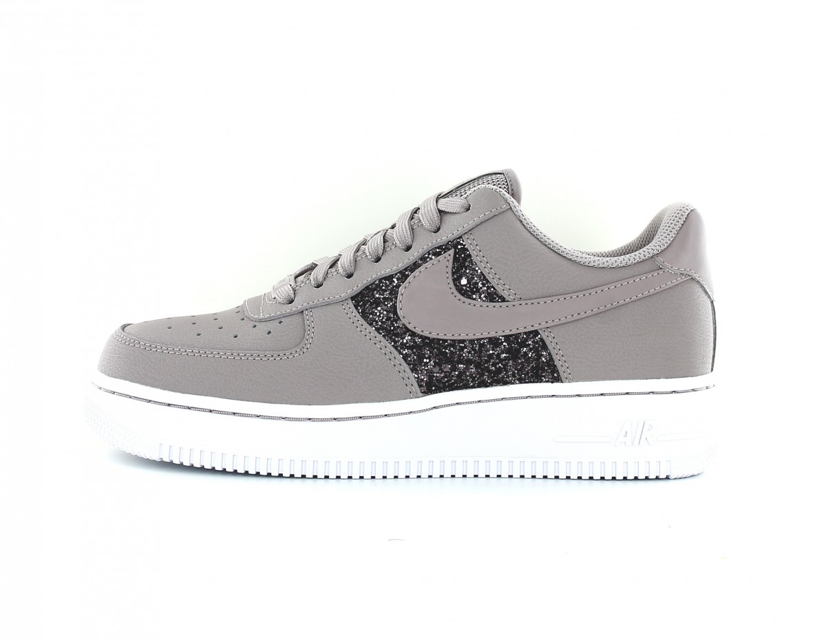 Nike air force 1 low mauve blanc paillette