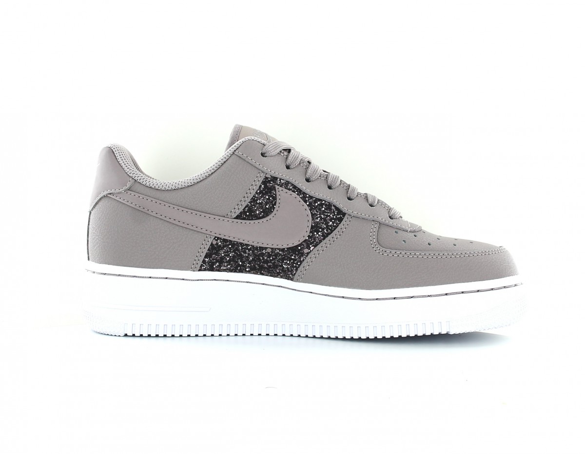 Nike air force 1 low mauve blanc paillette