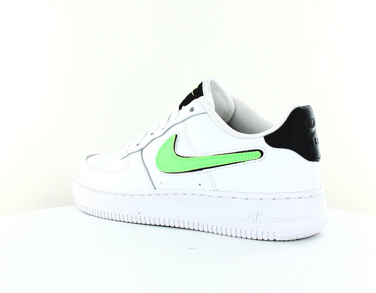 Nike air force 1 lv8 gs blanc vert volt