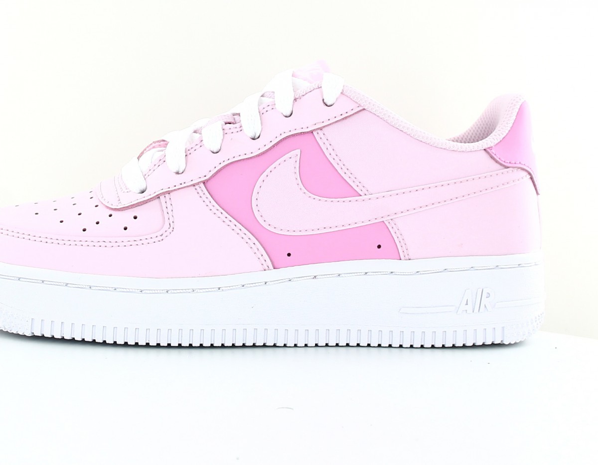 Nike air force 1 lv8 gs rose rose blanc