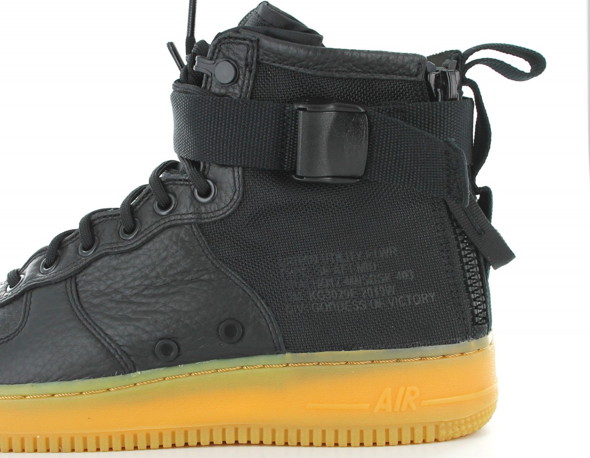 Nike Air Force 1 mid SF Black-Gum