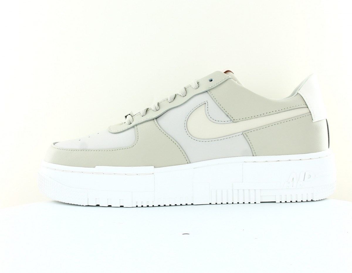 Nike Air force 1 pixel beige blanc