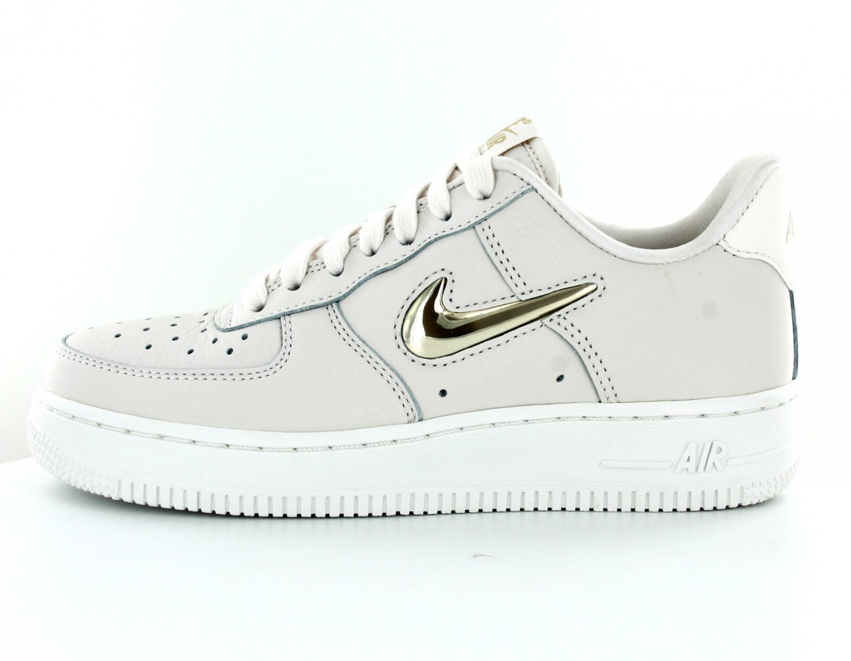 Nike Air Force 1 premium LX women gris-blanc-or