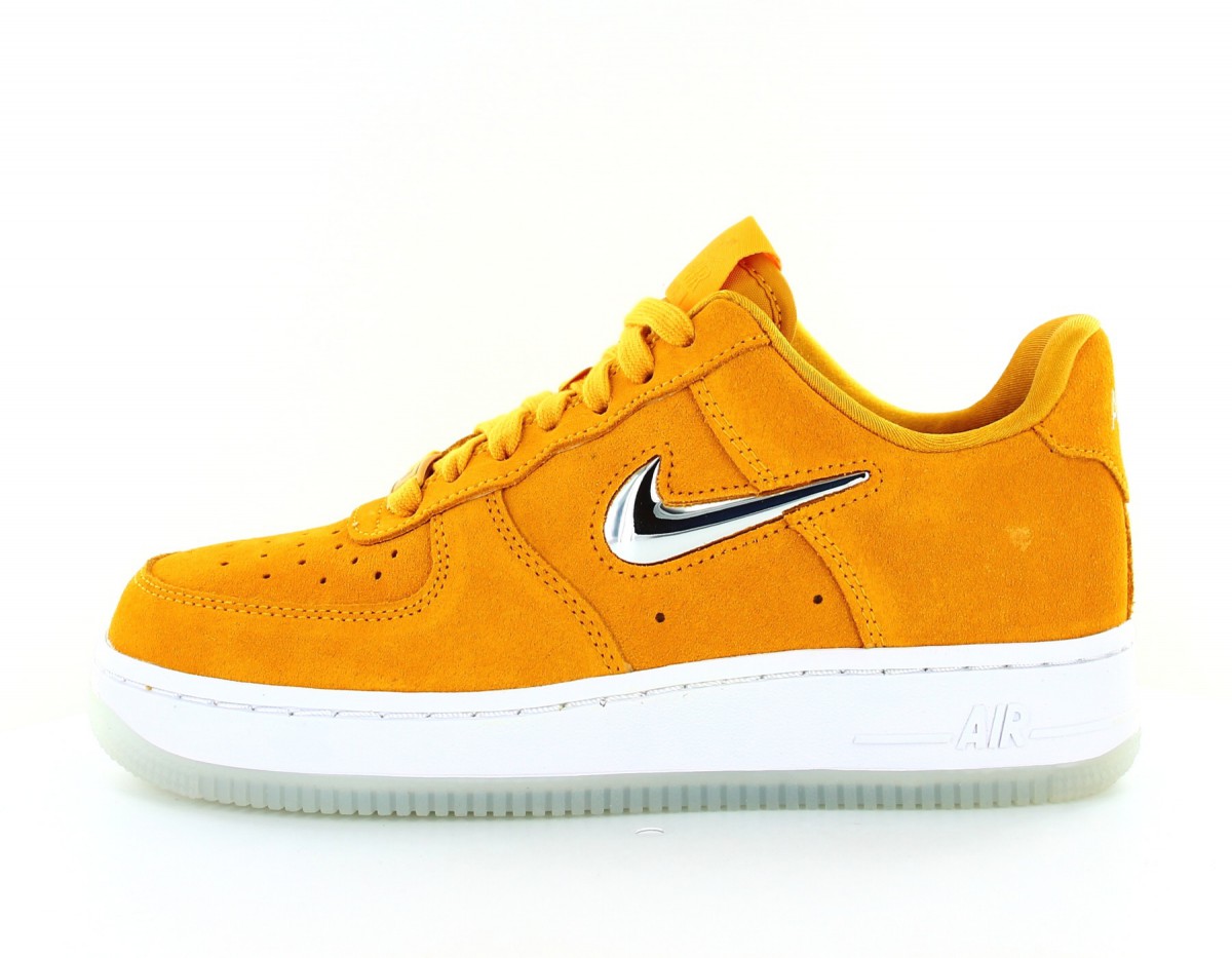 Nike Air Force 1 premium LX women jaune-ochre-metallic