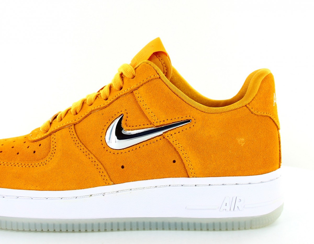 Nike Air Force 1 premium LX women jaune-ochre-metallic