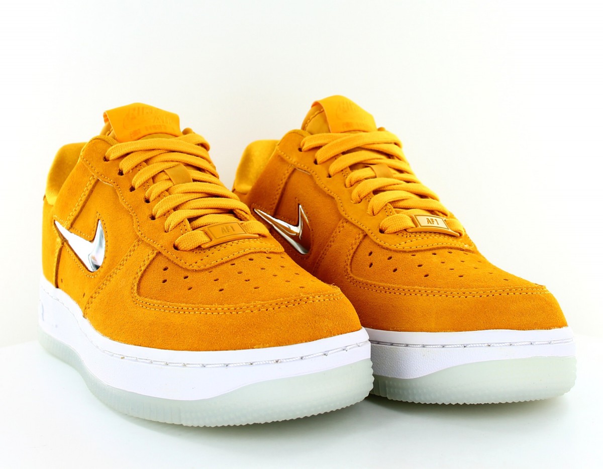 Nike Air Force 1 premium LX women jaune-ochre-metallic