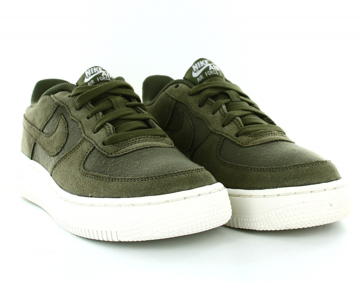 Nike Air Force 1 Suede GS Kaki-kaki-beige