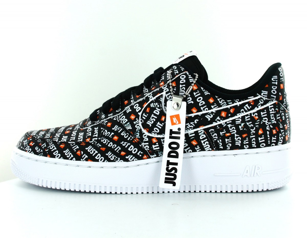 Nike Air Force 1 LV8 Just Do It black-white-total orange