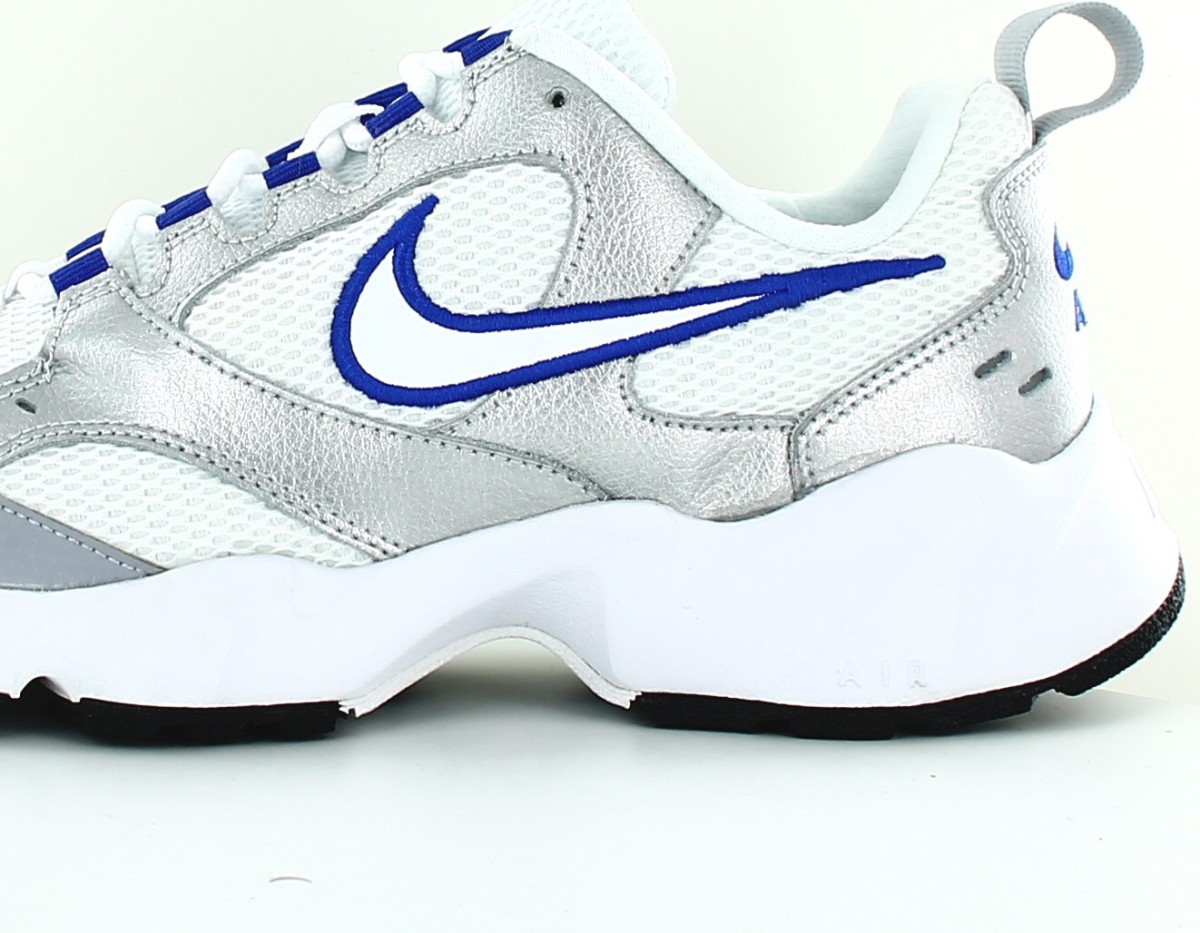 Nike Air heights blanc blanc bleu argent