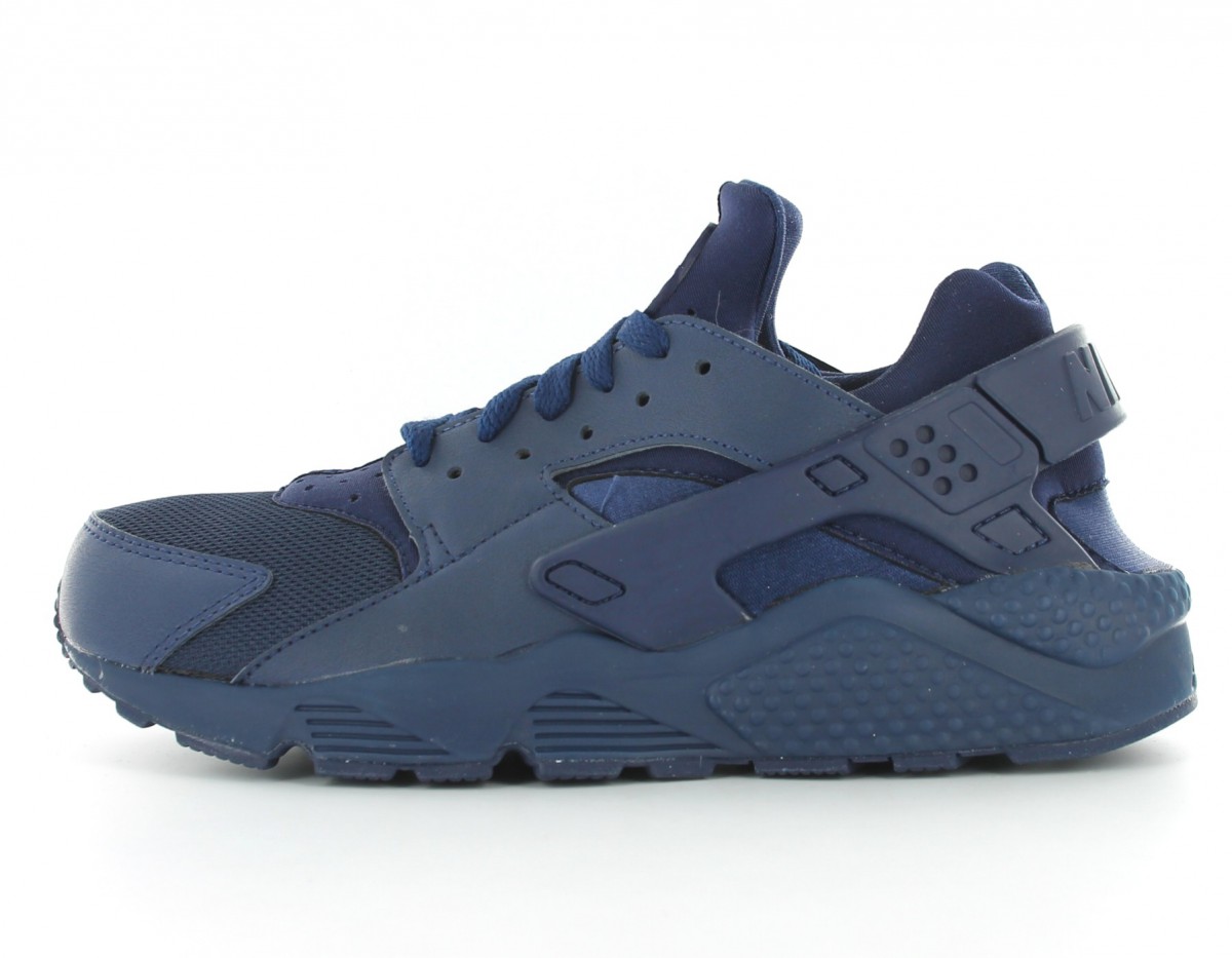 nike huarache bleu noir