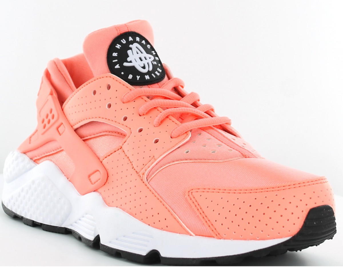 Nike Air Huarache Femme corail-blanc