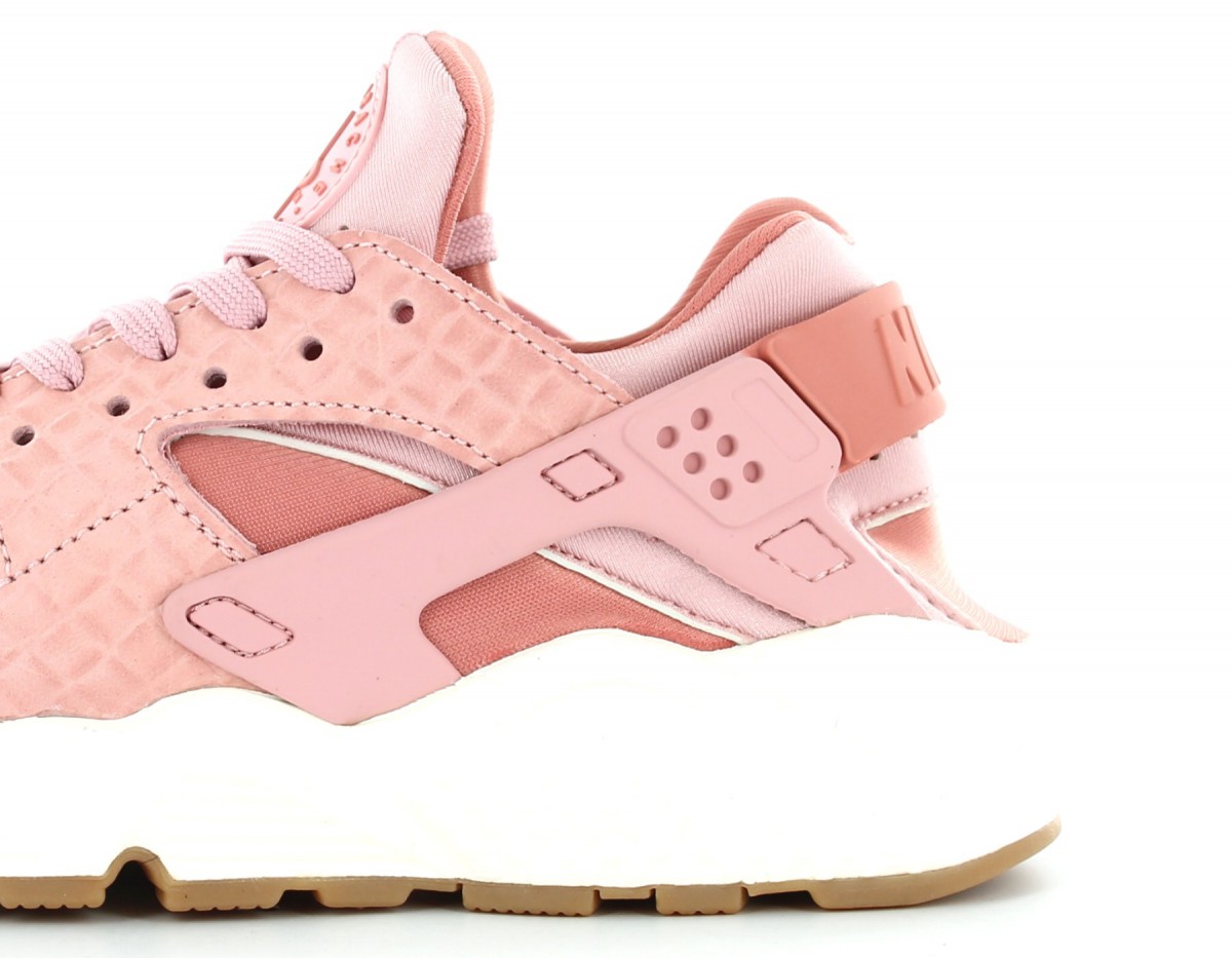 Nike Air Huarache Run Premium Women Pink-Sail