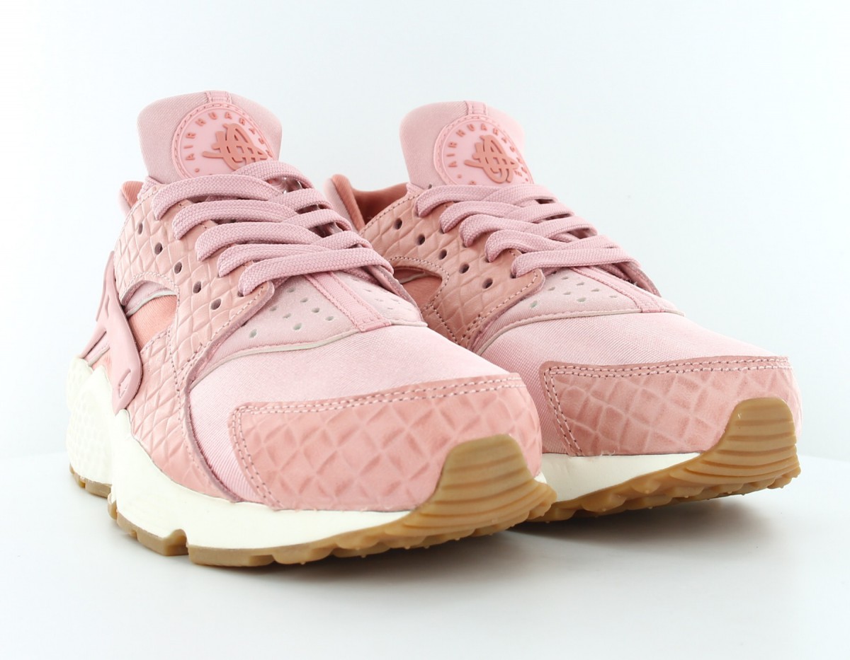 Nike Air Huarache Run Premium Women Pink-Sail