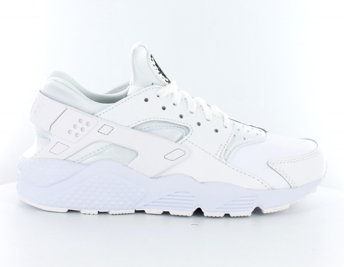 Nike air huarache premium toute blanche