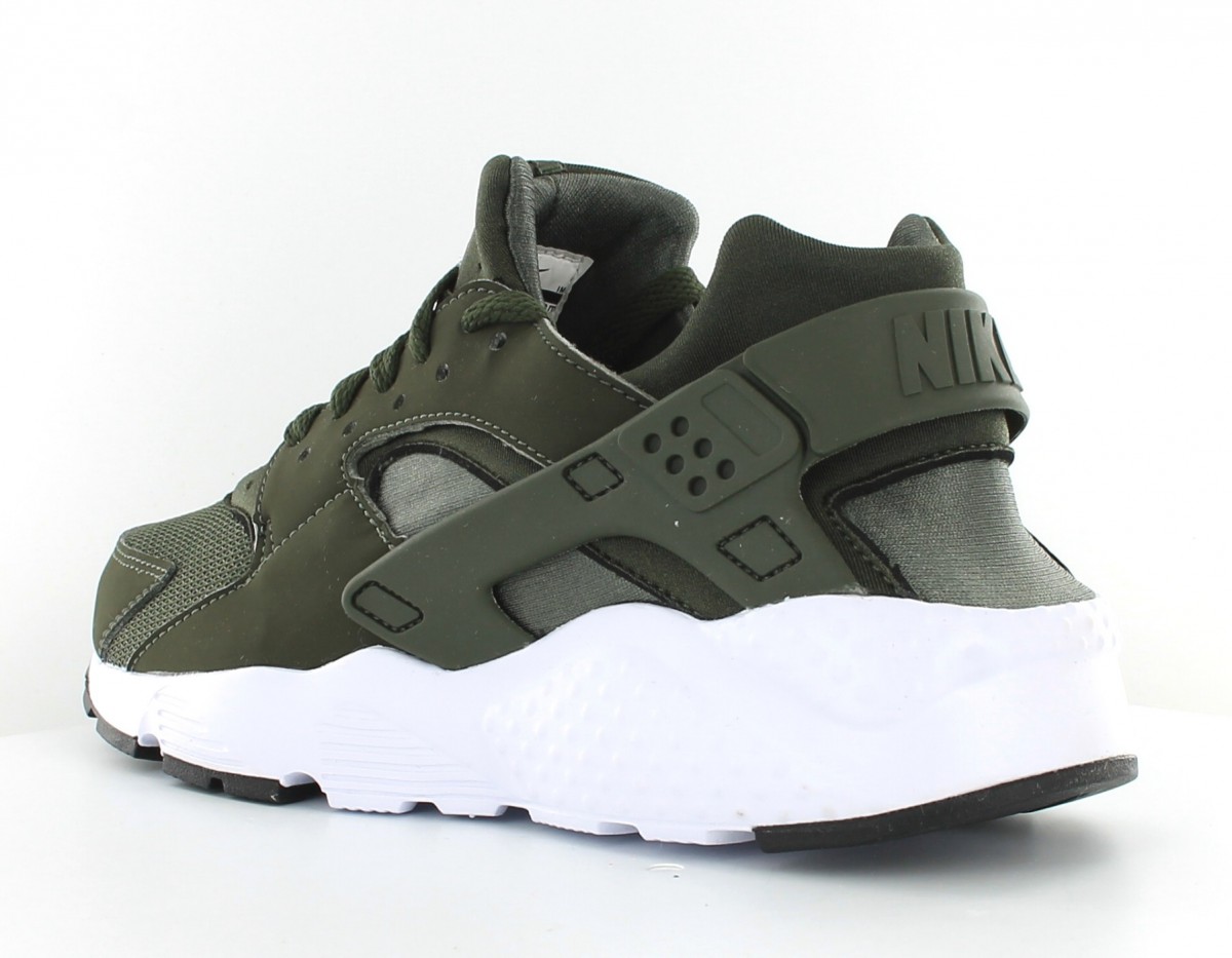 Nike Air Huarache  Run gs Kaki-Blanc