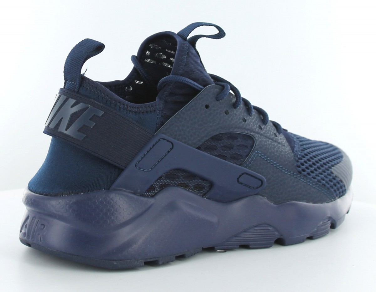 nike huarache bleu noir