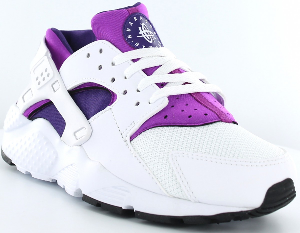 Nike Air huarache gs blanc-violet-violet
