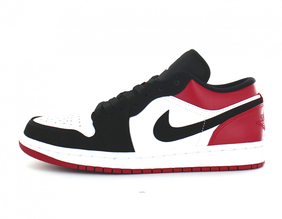 Jordan Nike Air jordan 1 low Blanc noir rouge 553558 116