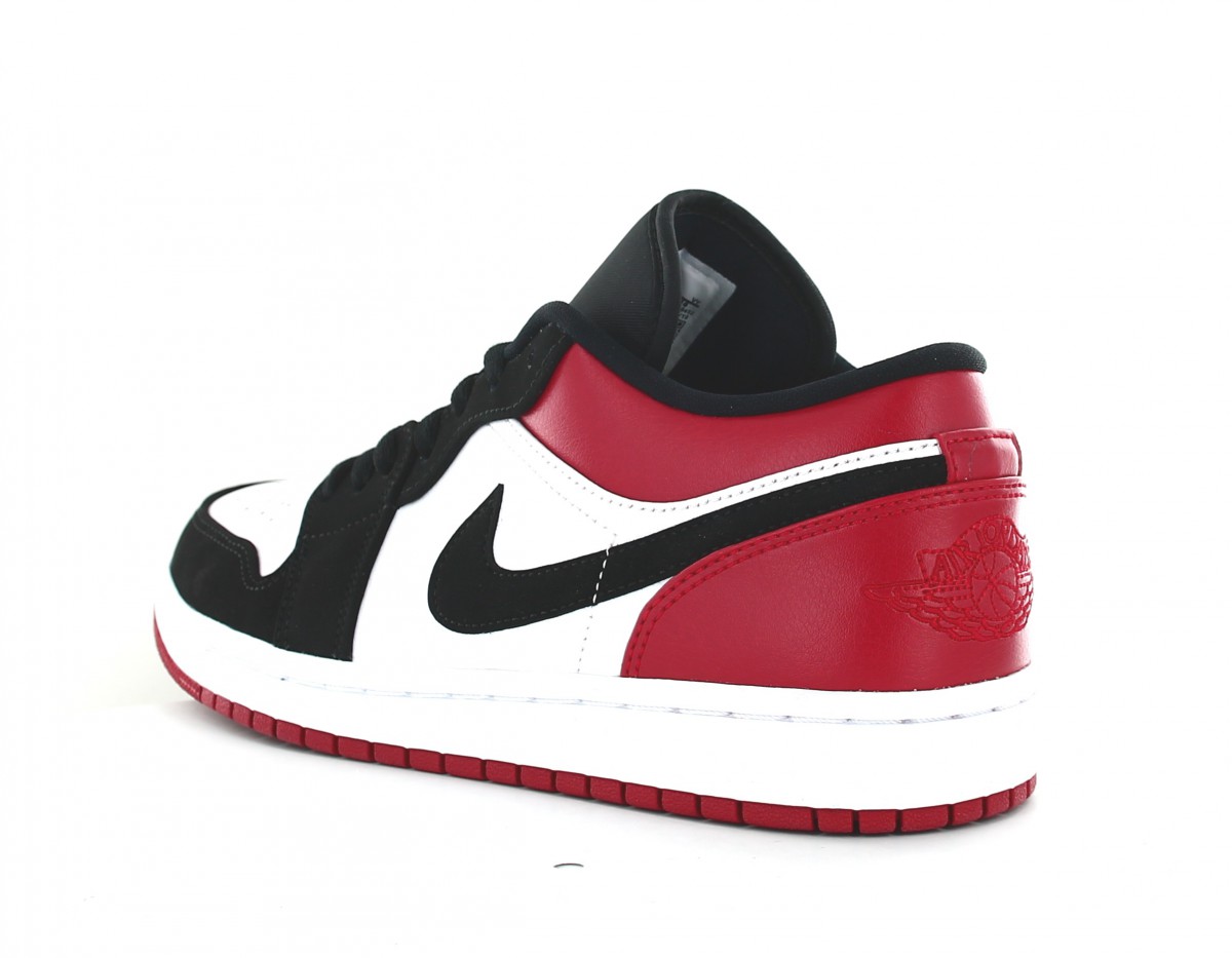 Jordan Nike Air jordan 1 low Blanc noir rouge 553558 116