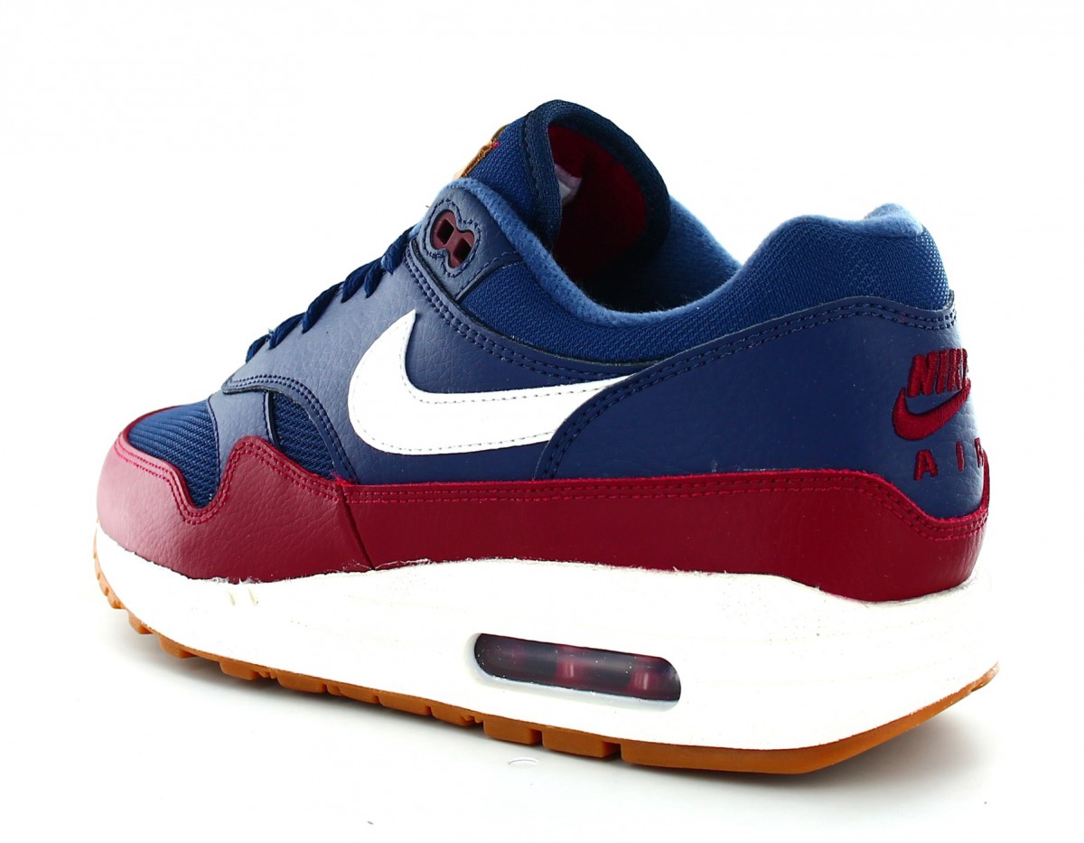 Nike Air max 1 Bleu marine bordeaux