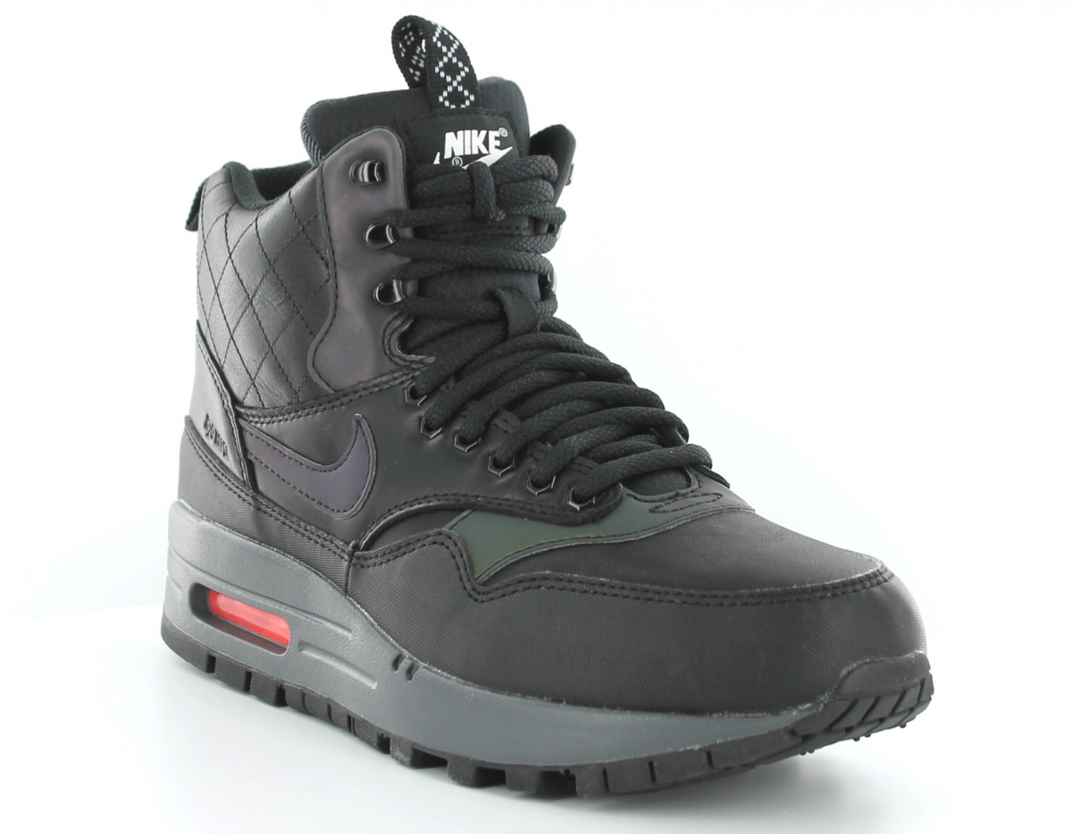 Nike air max 1 mid sneakerboot rf femme NOIR/NOIR