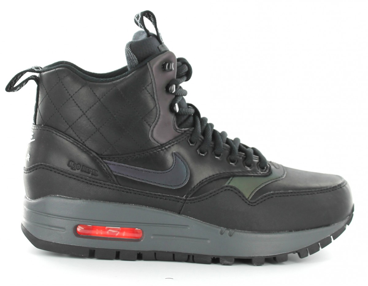 Nike air max 1 mid sneakerboot rf femme NOIR/NOIR