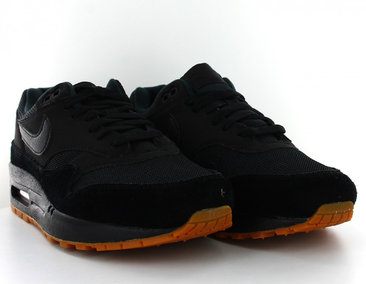 Nike Air max 1 Noir-noir-gomme