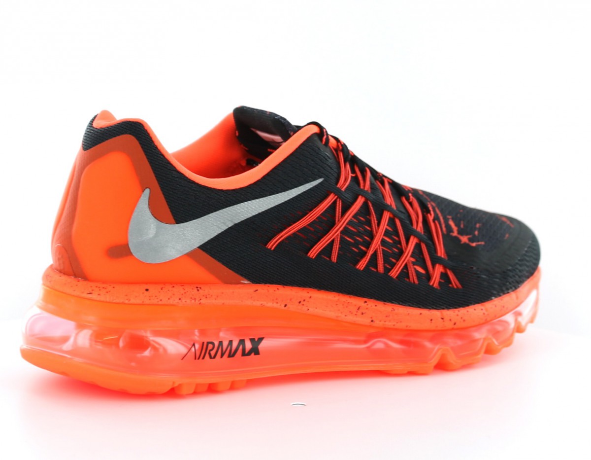 Nike Air max 2015 femme NOIR/ROUGE/SILVER