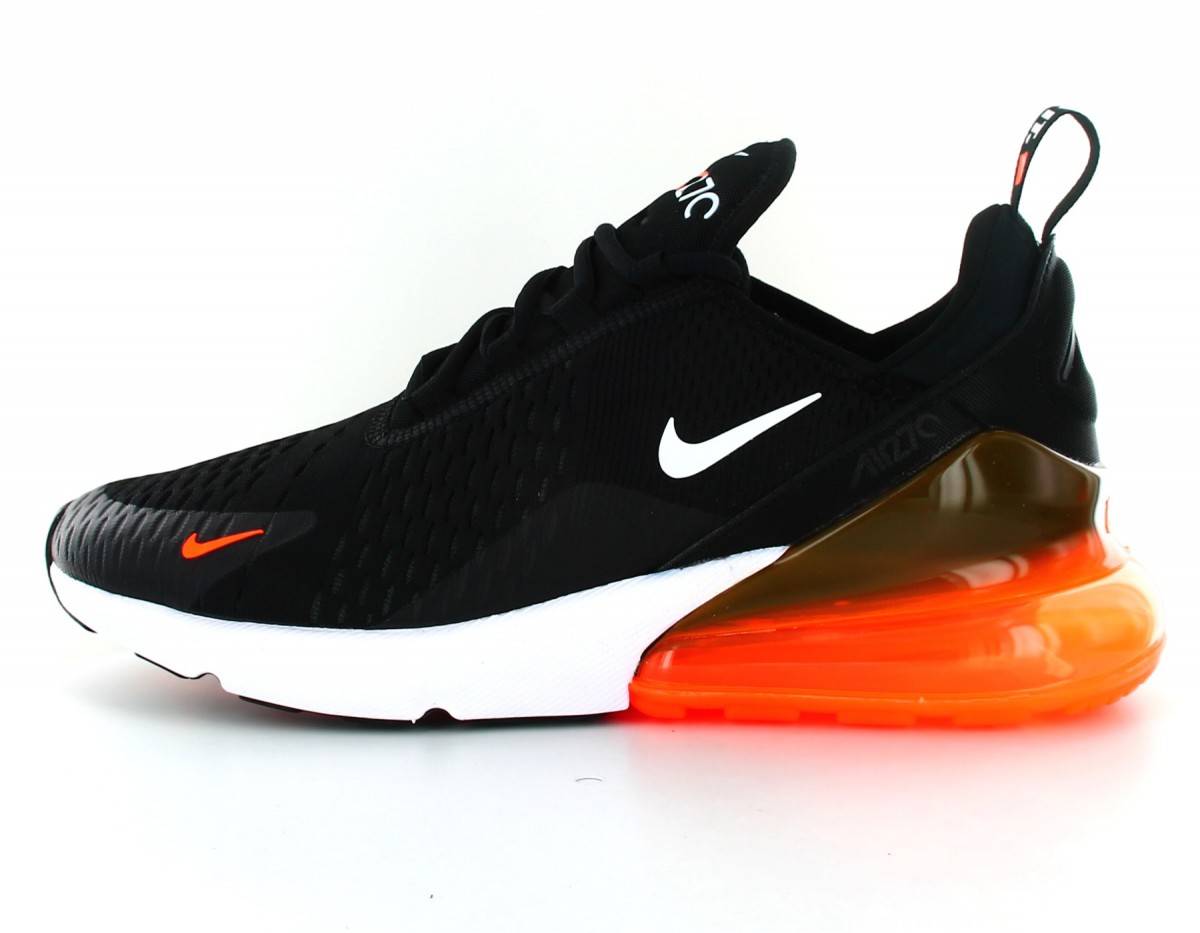 Nike Air Max 270 Just Do It black-white-total orange