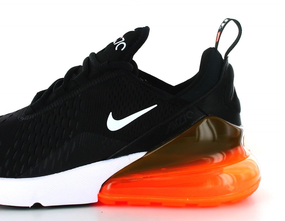 Nike Air Max 270 Just Do It black-white-total orange