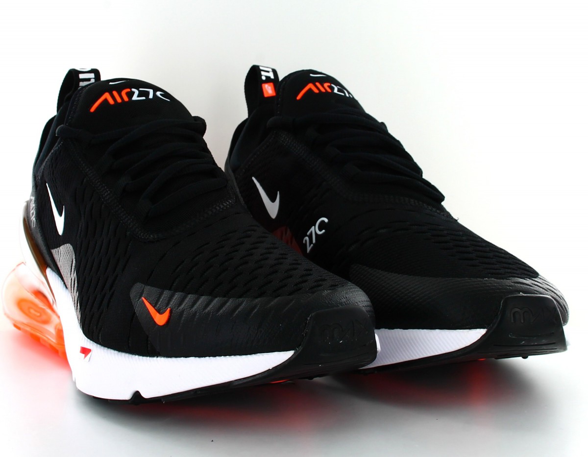 Nike Air Max 270 Just Do It black-white-total orange