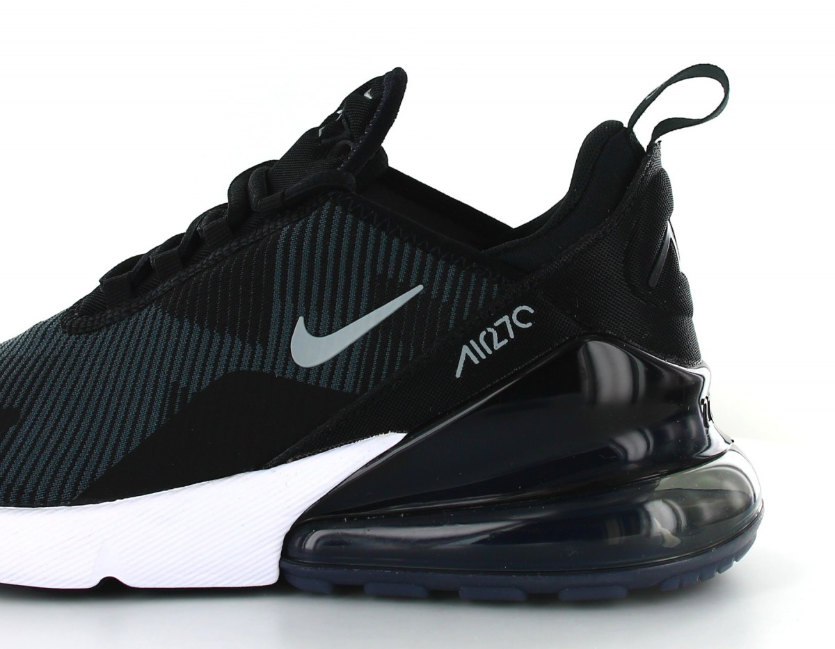 Nike Air Max 270 knit jacquard gs Noir-Gris-Blanc