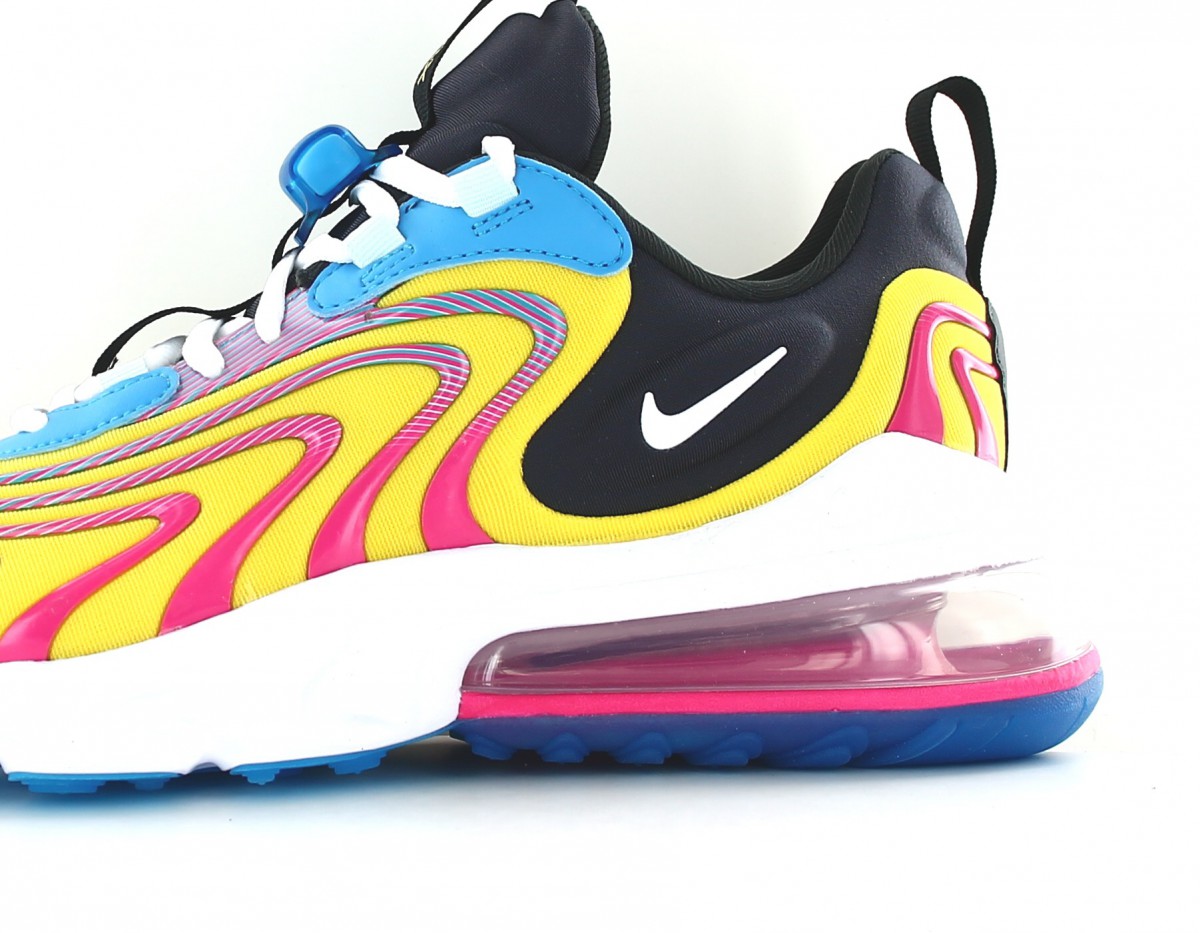 Nike Air max 270 react eng jaune rose bleu