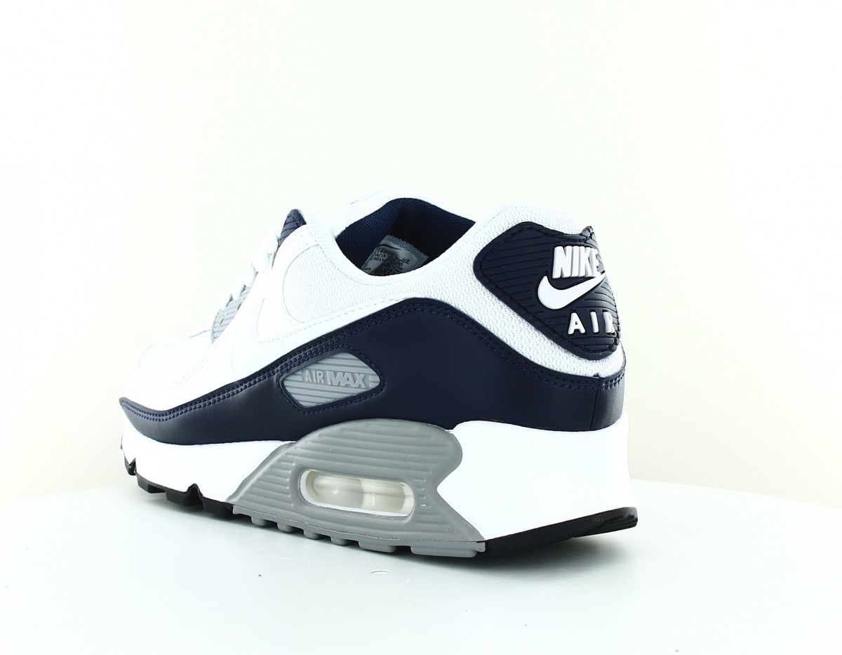 Nike Air Max 90 homme blanc gris bleu marine