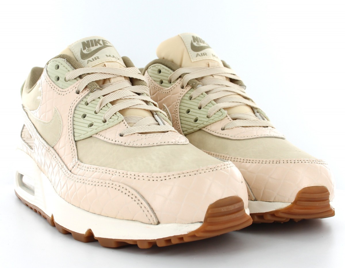 Nike Air max 90 premium women Beige-Gomme