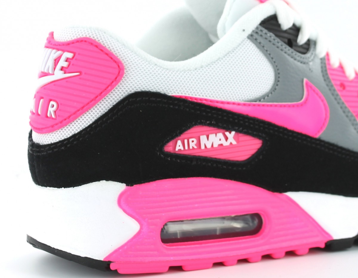 Lukewarm Medal Thoroughly Nike Air Max 90 femme BLANC/ROSE/GRIS