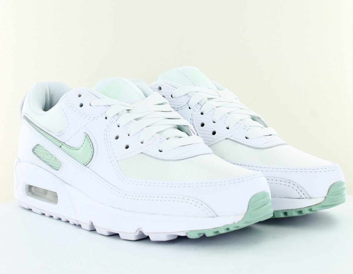 Nike Air Max 90 femme blanc vert