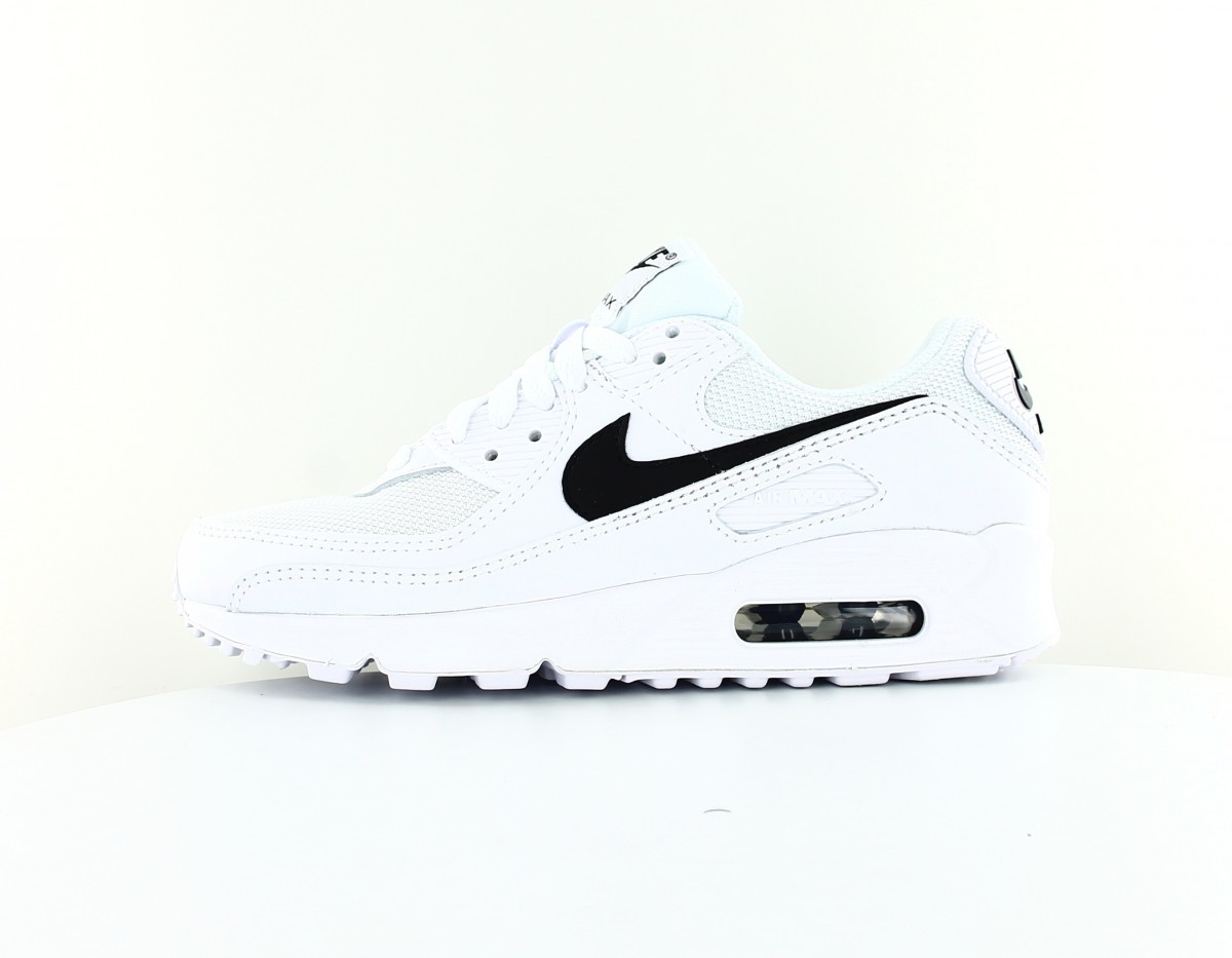 Nike Air Max 90 femme blanc noir blanc noir