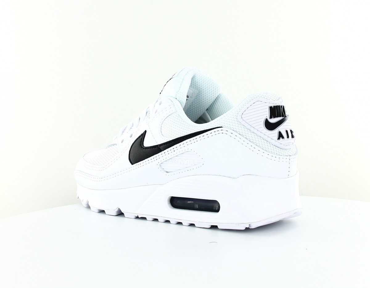 Nike Air Max 90 femme blanc noir blanc noir