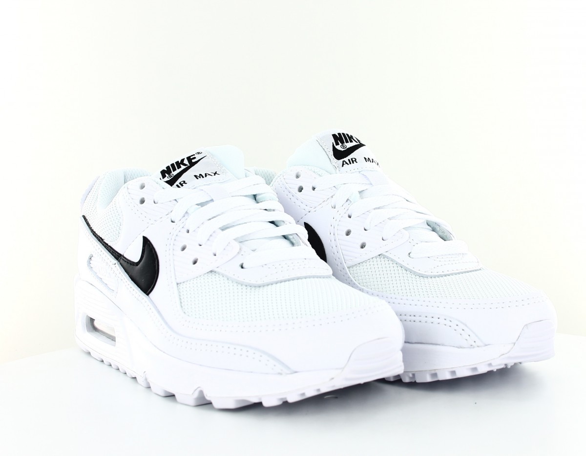 Nike Air Max 90 femme blanc noir blanc noir