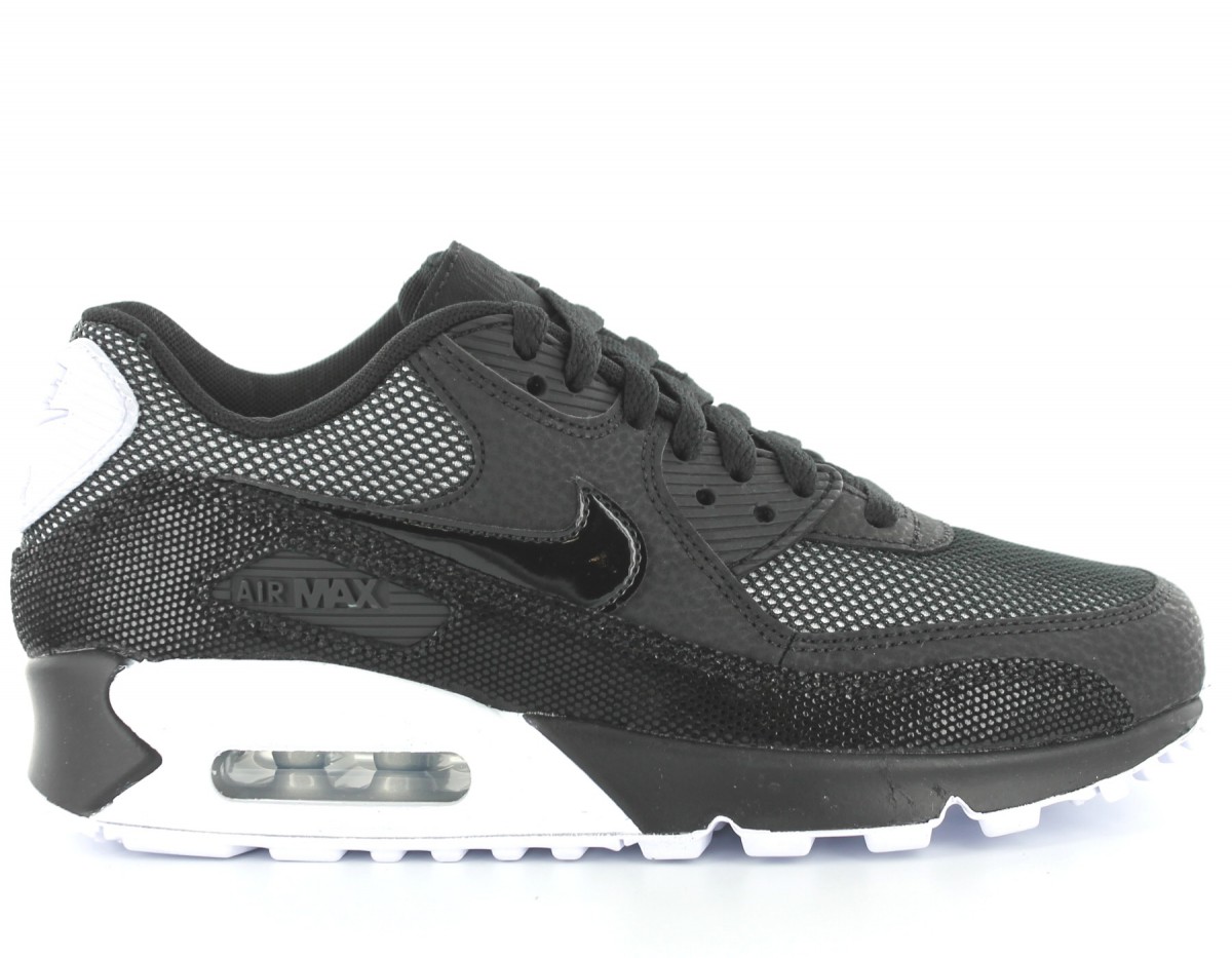 Nike Air Max 90 Femme Premium NOIR/BLANC